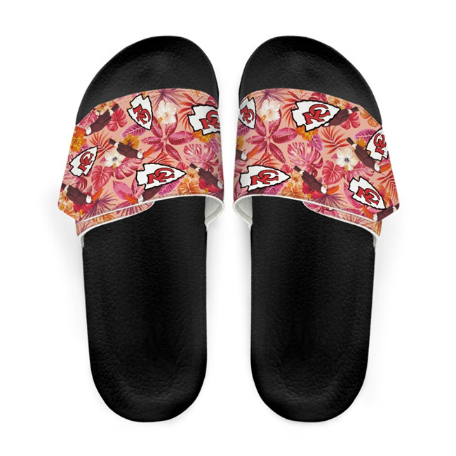 Men's Kansas City Chiefs Beach Adjustable Slides Non-Slip Slippers/Sandals/Shoes 001